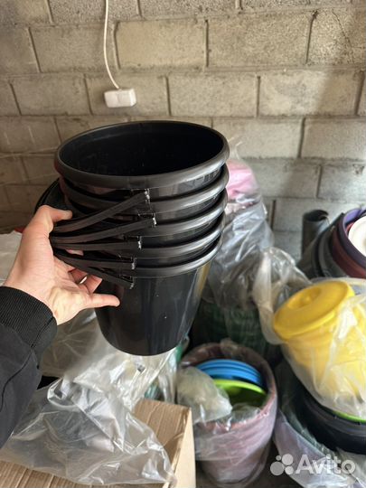 Ведра пластиковые