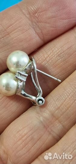 Серьги с жемчугом