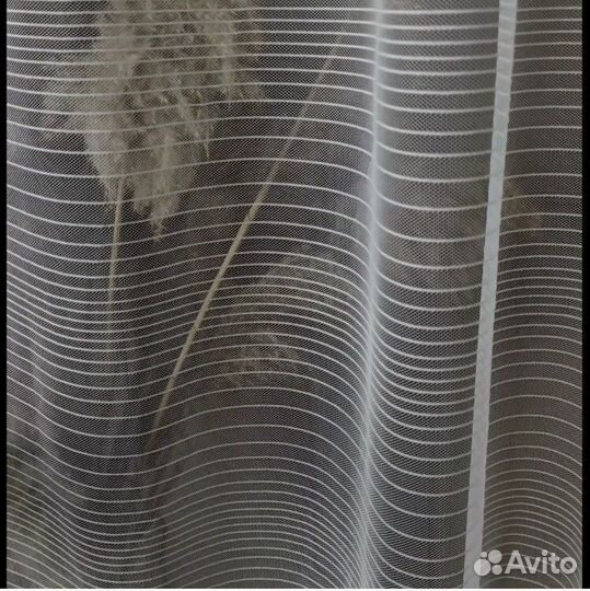 Тюль новый готовый 3 метра