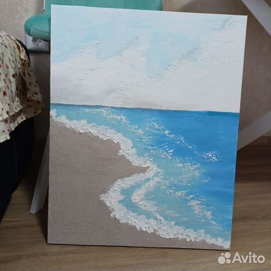 Картина из текстурной пасты