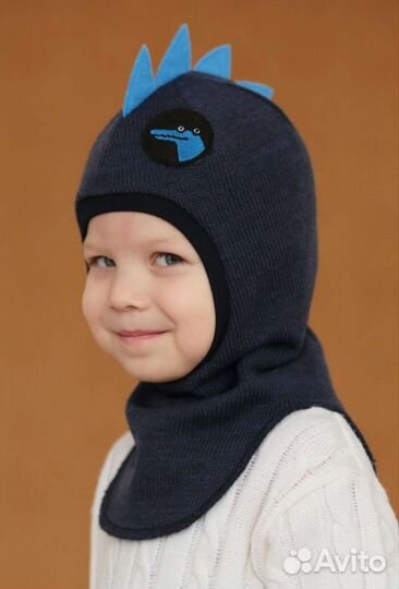 Шлем детский зимний р.50,52,54,56 мальчик