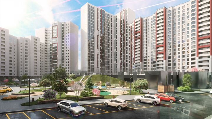 Квартира-студия, 25,6 м², 27/27 эт.