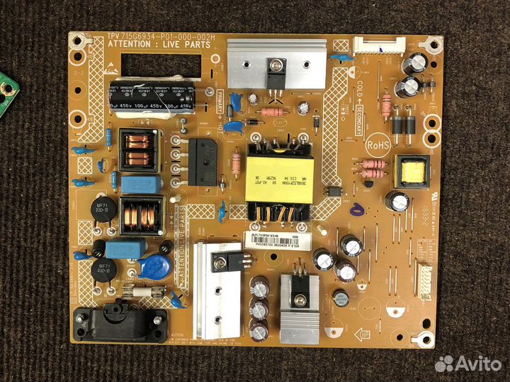 Запчасти от тв philips 40pft4101/60