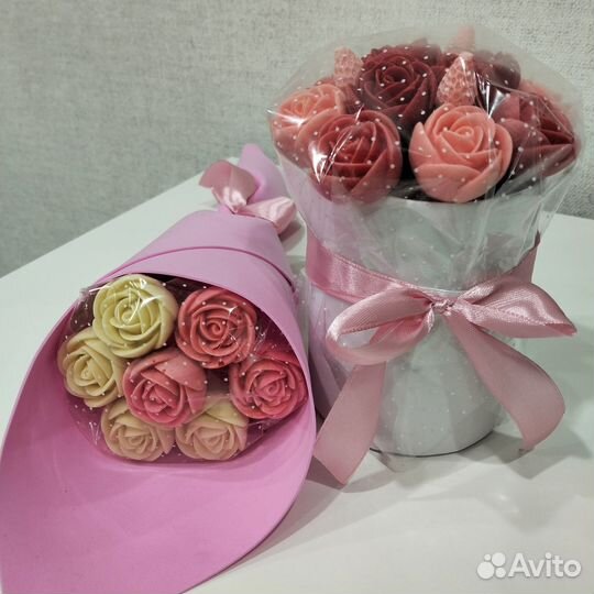 Сладкий букет из шоколада