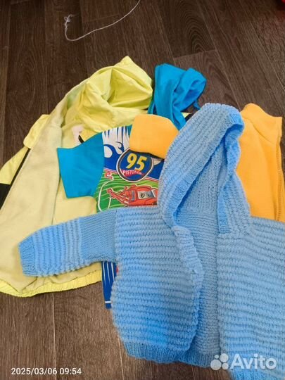 Детские вещи пакетом на мальчика 86 92