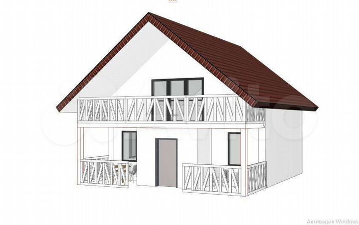 Дом 120 м² на участке 7 сот.