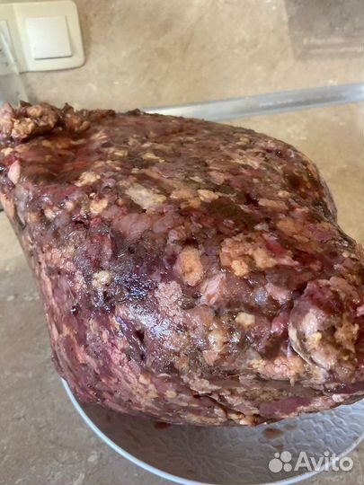 Говяжий фарш, корм для собак. Свежий