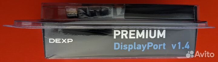 Новый кабель dexp displayport ver.1.4 с гарантией