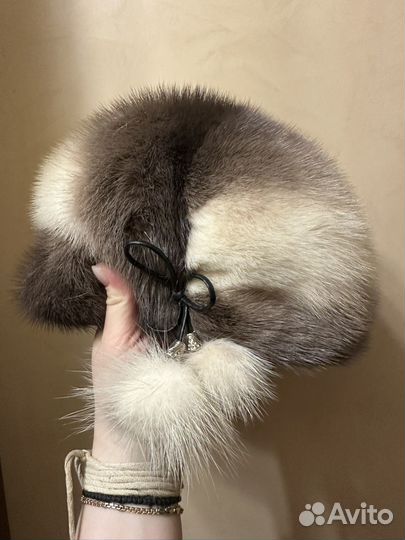 Шляпа из норки женская