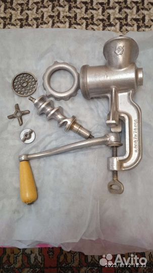 Мясорубка ручная бу