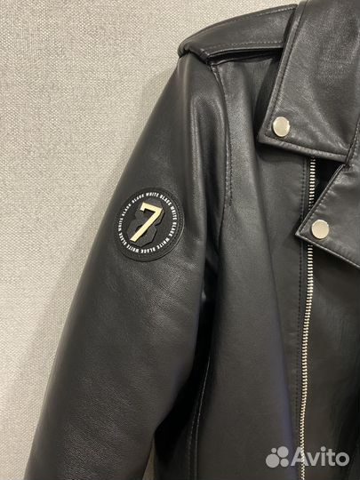 Кожаная куртка косуха мужская