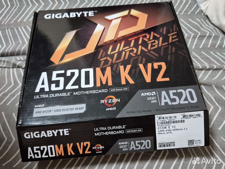Материнская плата a520m k v2