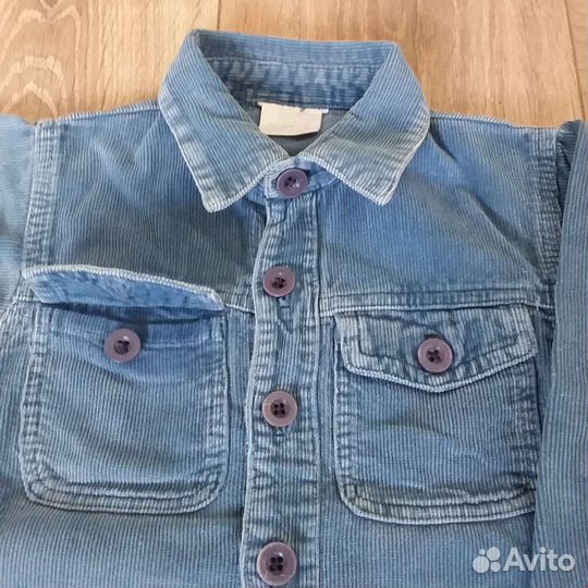 Рубашка вельветовая для мальчика 12 - 18 мес