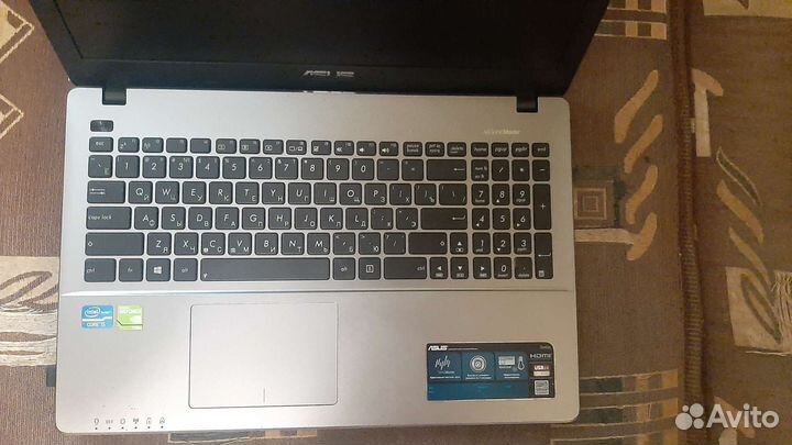 Ноутбук asus x550c на i5