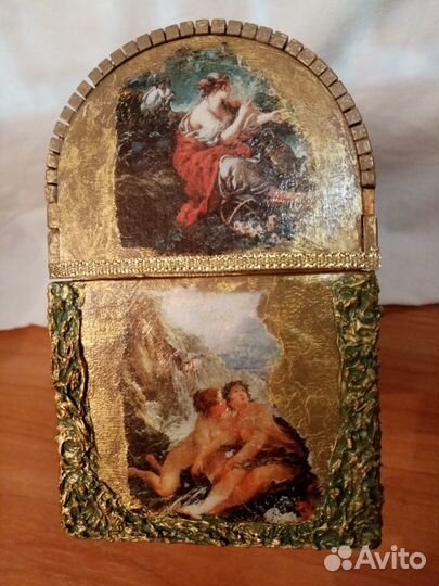 Шкатулка-ларец в старинном стиле