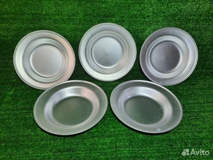 Тарелка алюминевая туристическая