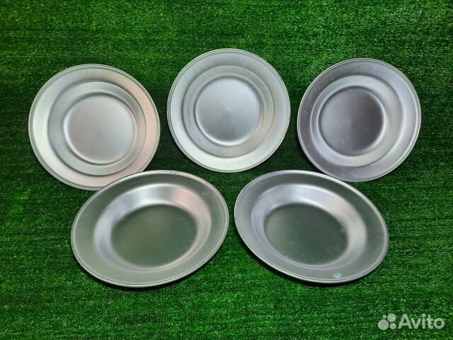 Тарелка алюминевая туристическая