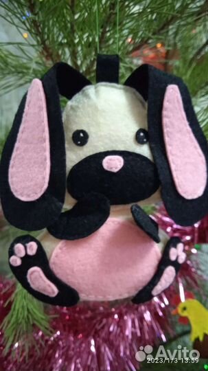 Поделки из фетра, брелок, игрушка из фетра