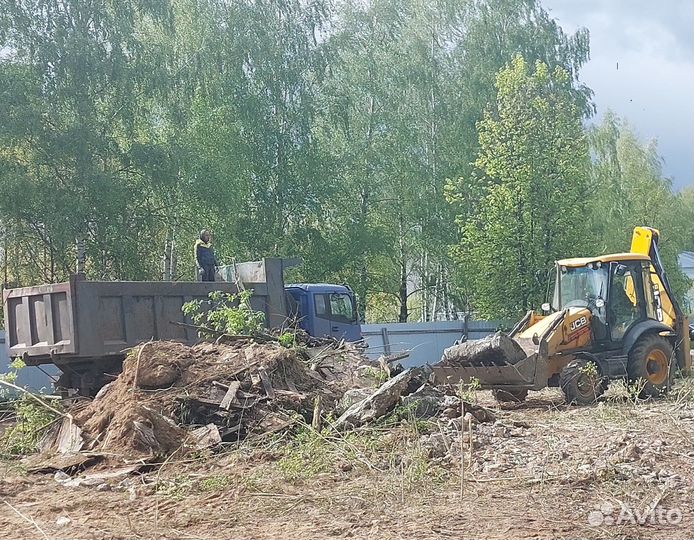 Расчистка участка Демонтаж Слом Снос дома