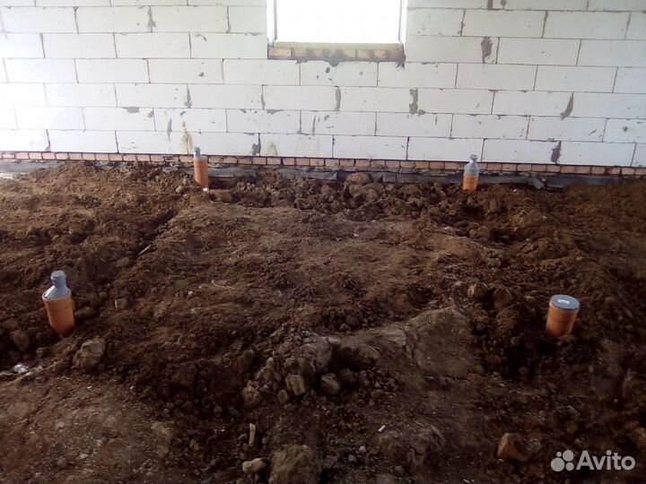 Водопровод, канализация, септик,прокол под дорогой