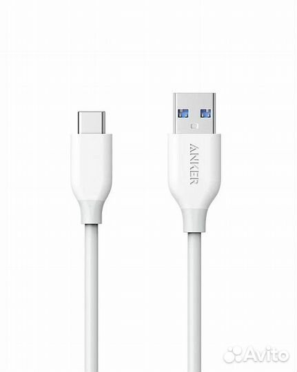 Кабель anker A8163 60W A3.0-C 0.9м WT