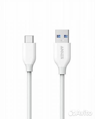Кабель anker A8163 60W A3.0-C 0.9м WT