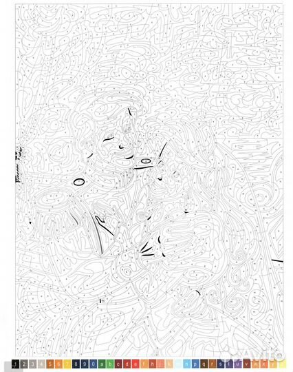 Раскраски по номерам disney