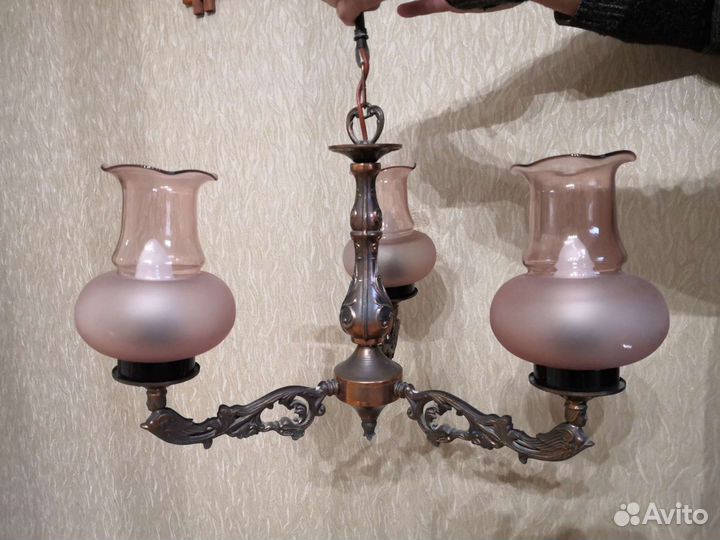 Люстра винтаж 1983 год