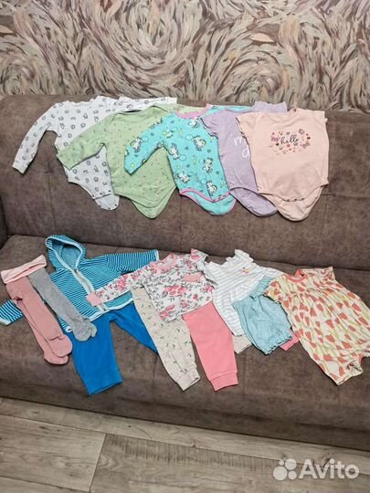 Комплект вещей для девочки 74-80