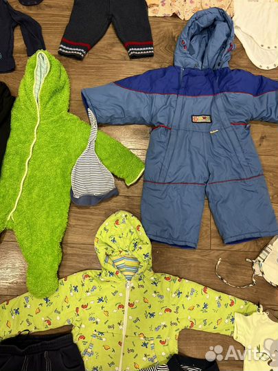 Пакет вещей с 0 до 1,5 лет на мальчика