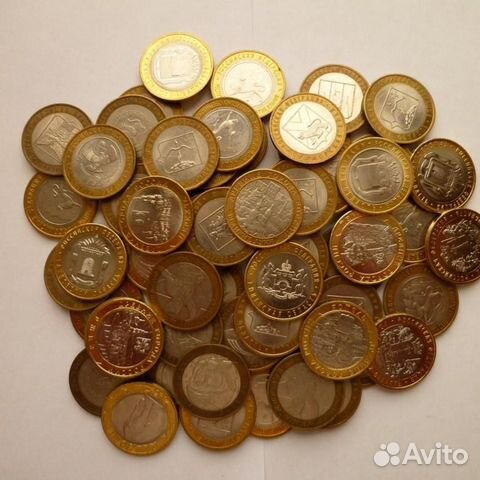 Монеты по 30-110р