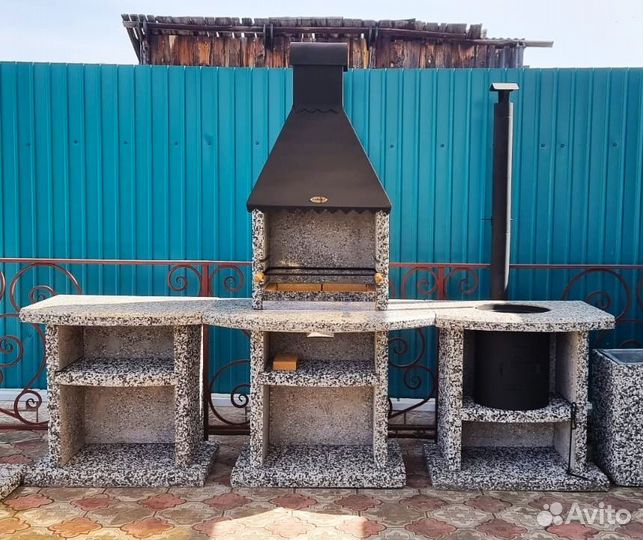 Модульная печь барбекю