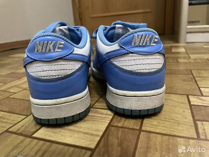 Кроссовки nike dunk low university blue оригинал