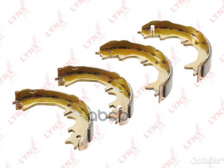Колодки тормозные стояночного тормоза зад B