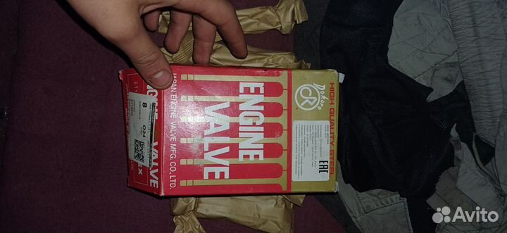 Клапан двигателя выпускной dokuro