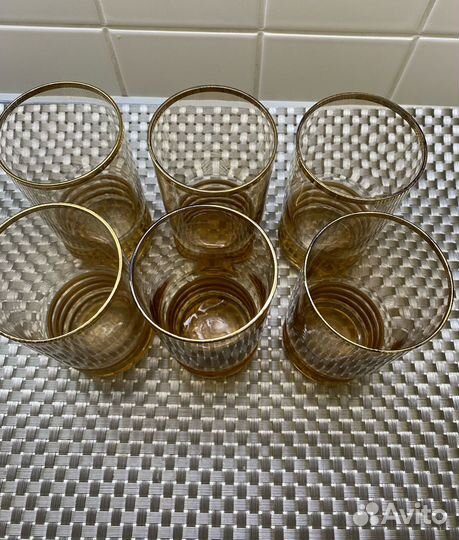 Стаканы из тонкого стекла СССР