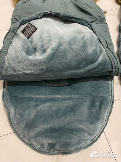 Зимний конверт в прогулочную коляску