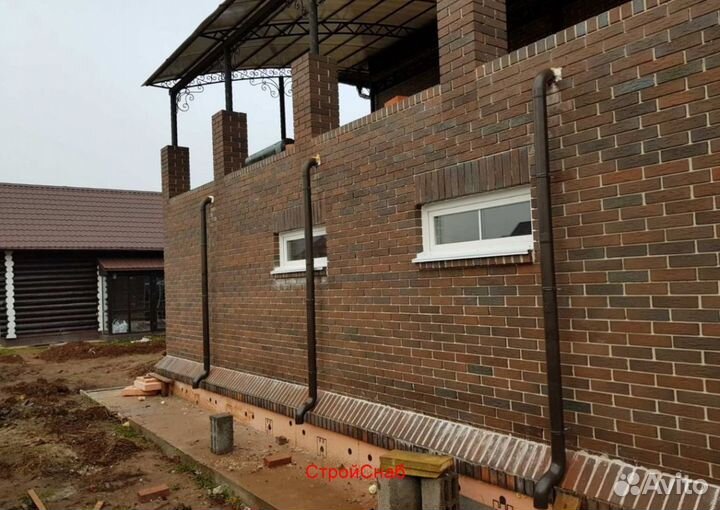 Кирпич облицовочный для дома керамический Пятый эл