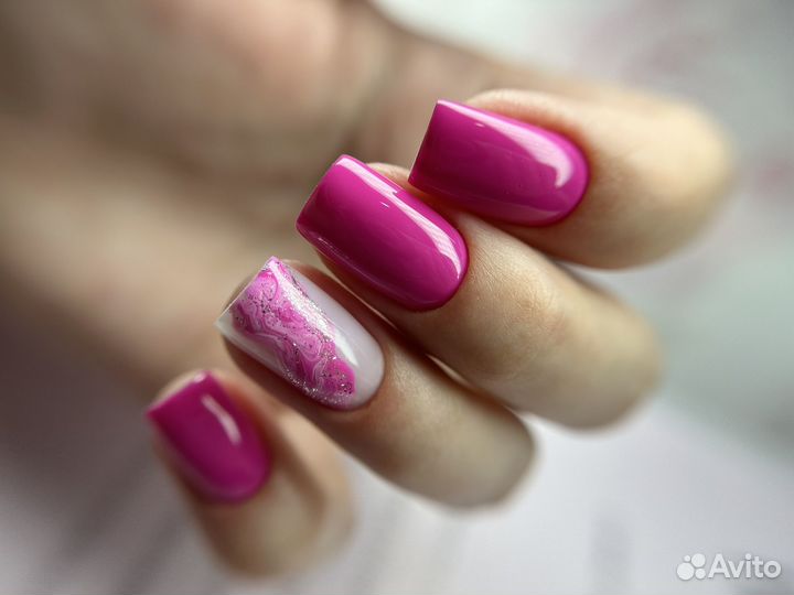 Маникюр гель, Наращивание