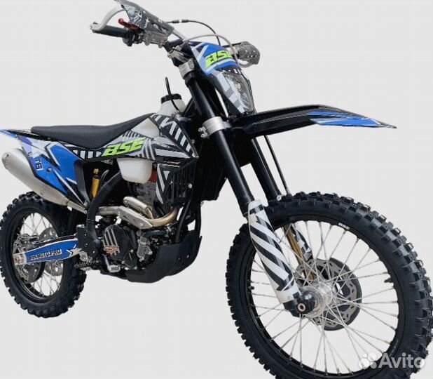Эндуро / кроссовый мотоцикл BSE T8 Blue