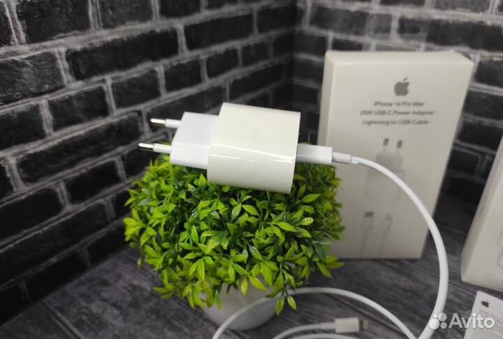 Быстрая зарядка для iPhone 20w Apple гарантия