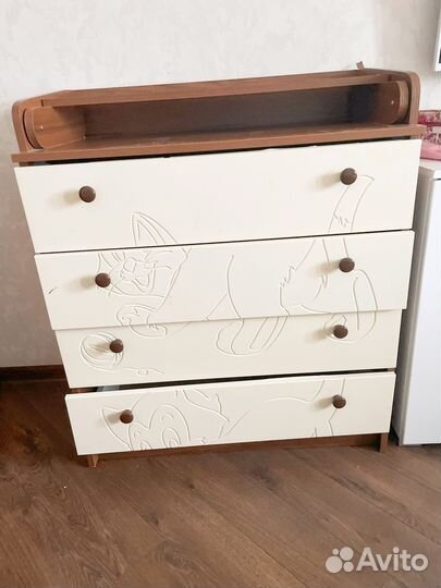 Пеленальный комод 80х40 см