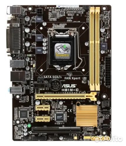 Материнская плата asus H81M-C