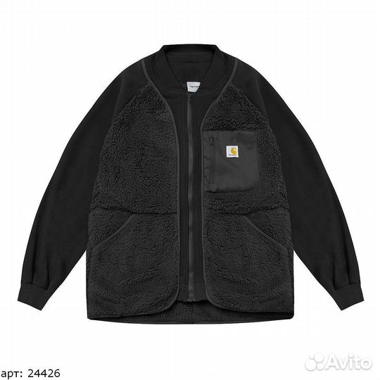 Шерпа куртка Carhartt Чёрная
