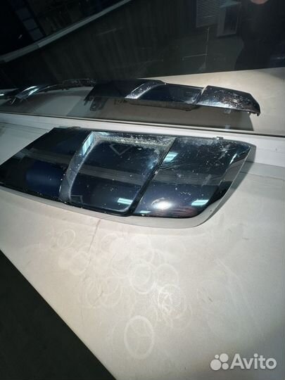 Хром заднего бампера Mercedes Gl X166 Оригинал