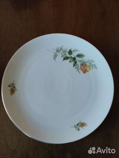 Блюдо и крышка от сервиза ГДР