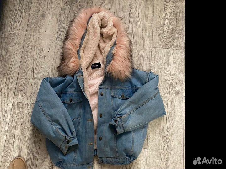 Джинсовая куртка утепленная
