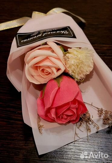 Мыло ручной работы Розы