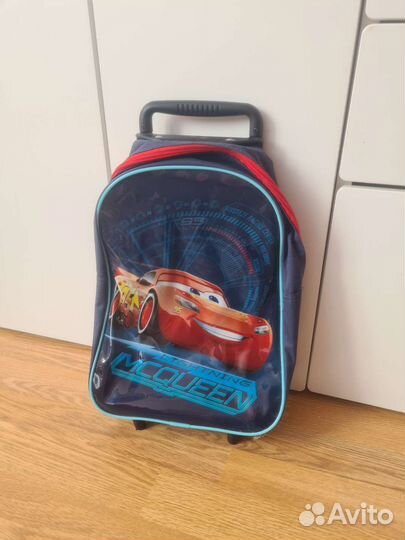 Рюкзак детский на колесах Тачки