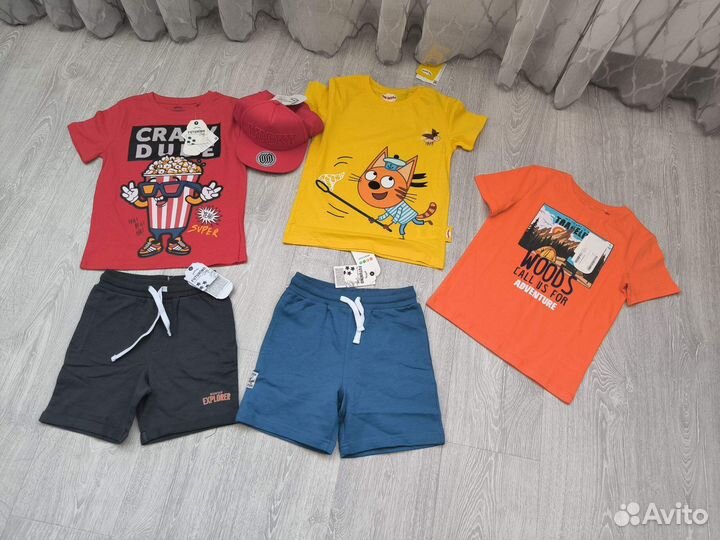 Пакет новых летних вещей на 116-122см